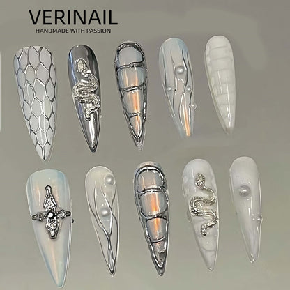 Press On Nails Color White WH03
