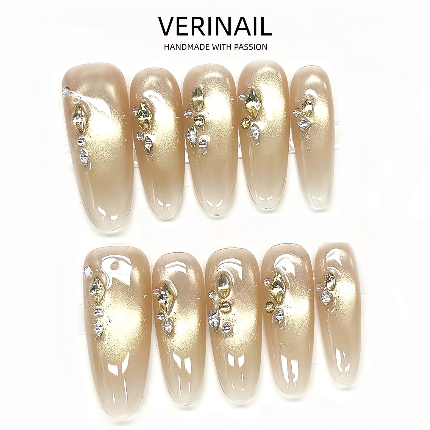 Press On Nails Color Yellow YW02
