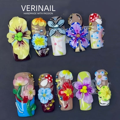 Press On Nails Style 3D TD01