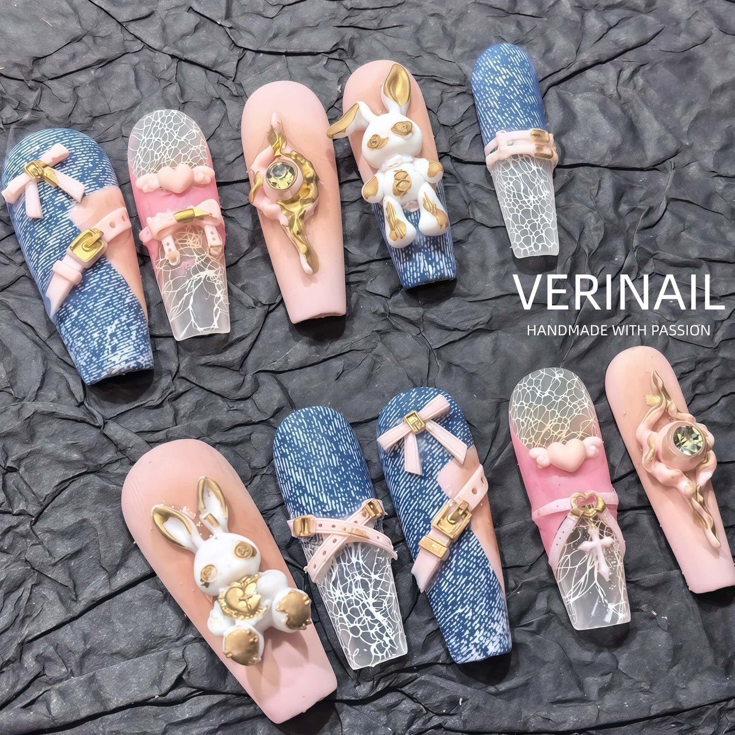 Press On Nails Color Pink CP04