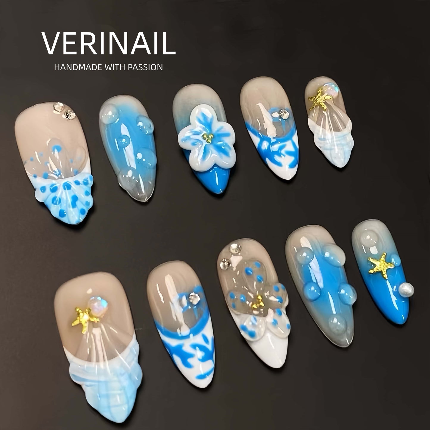 Press On Nails Style 3D TD01