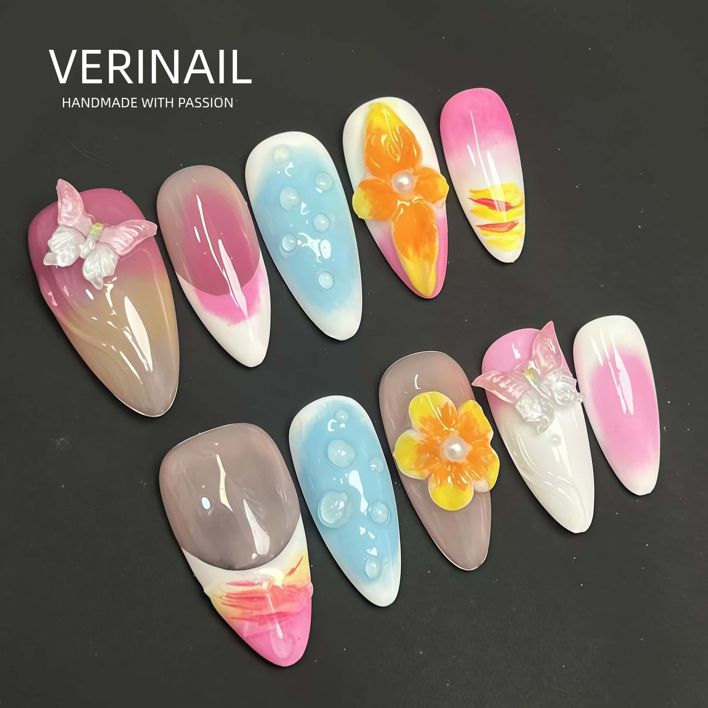 Press On Nails Style 3D TD01