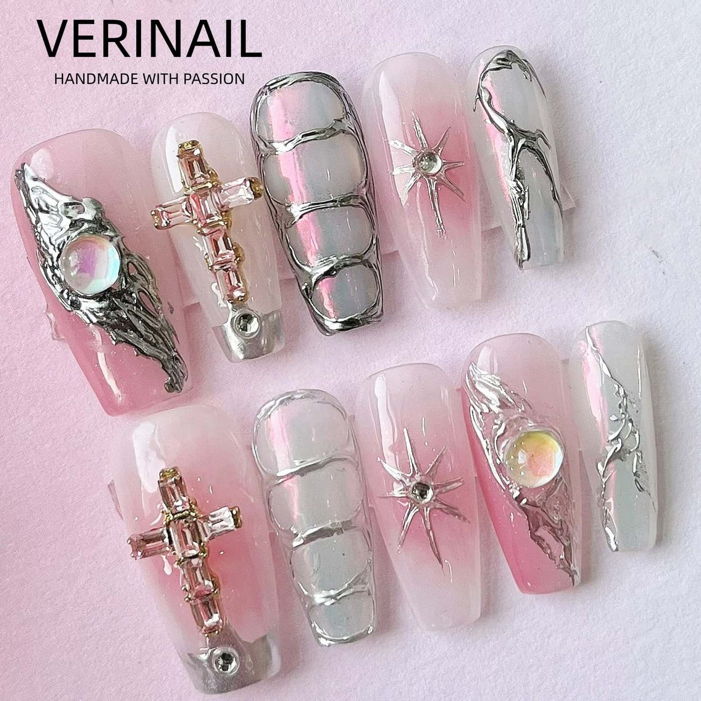 Press On Nails Style 3D TD05