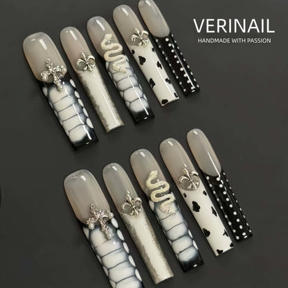 Press On Nails Color White WH02
