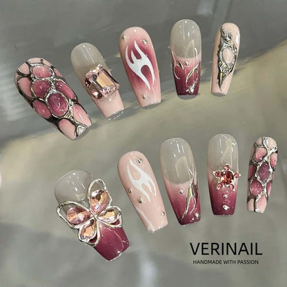 Press On Nails Color Pink CP04