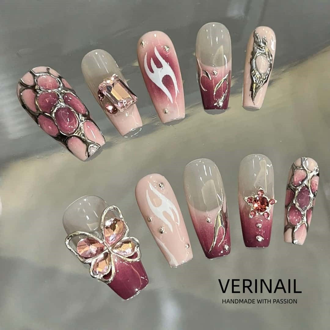 Press On Nails Style 3D TD01