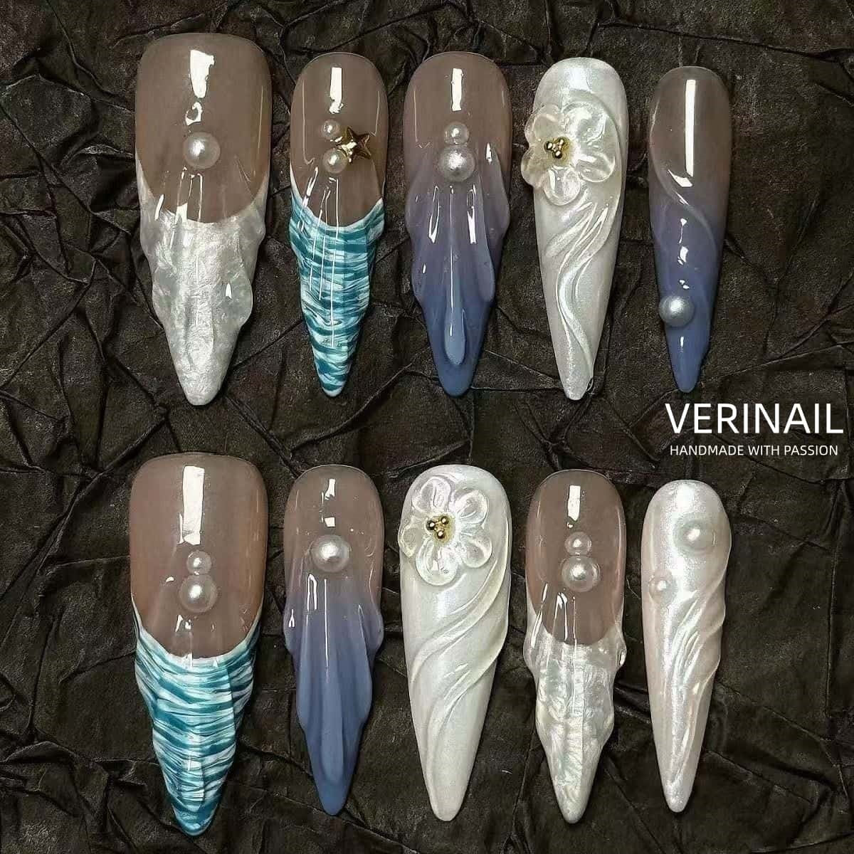 Press On Nails Style 3D TD01
