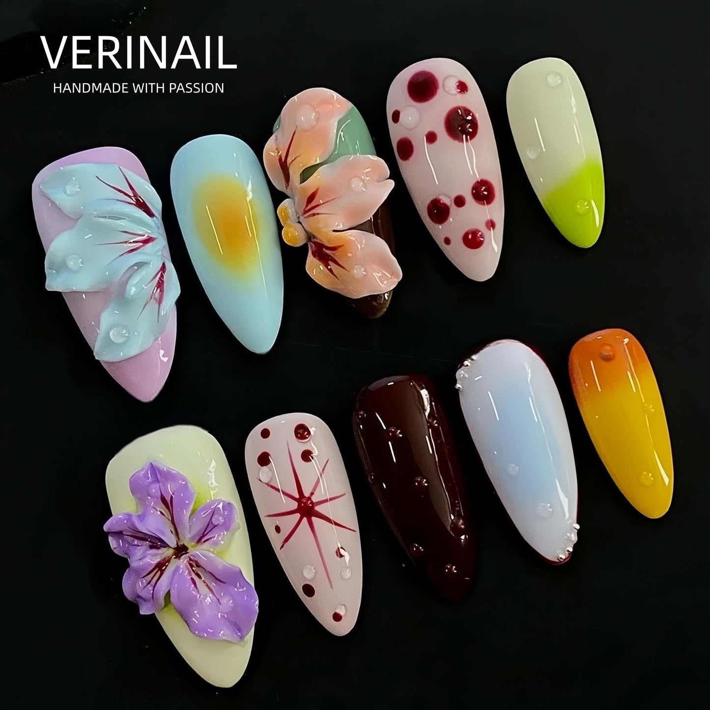 Press On Nails Style 3D TD02