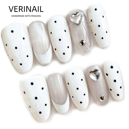 Press On Nails Color White WH02