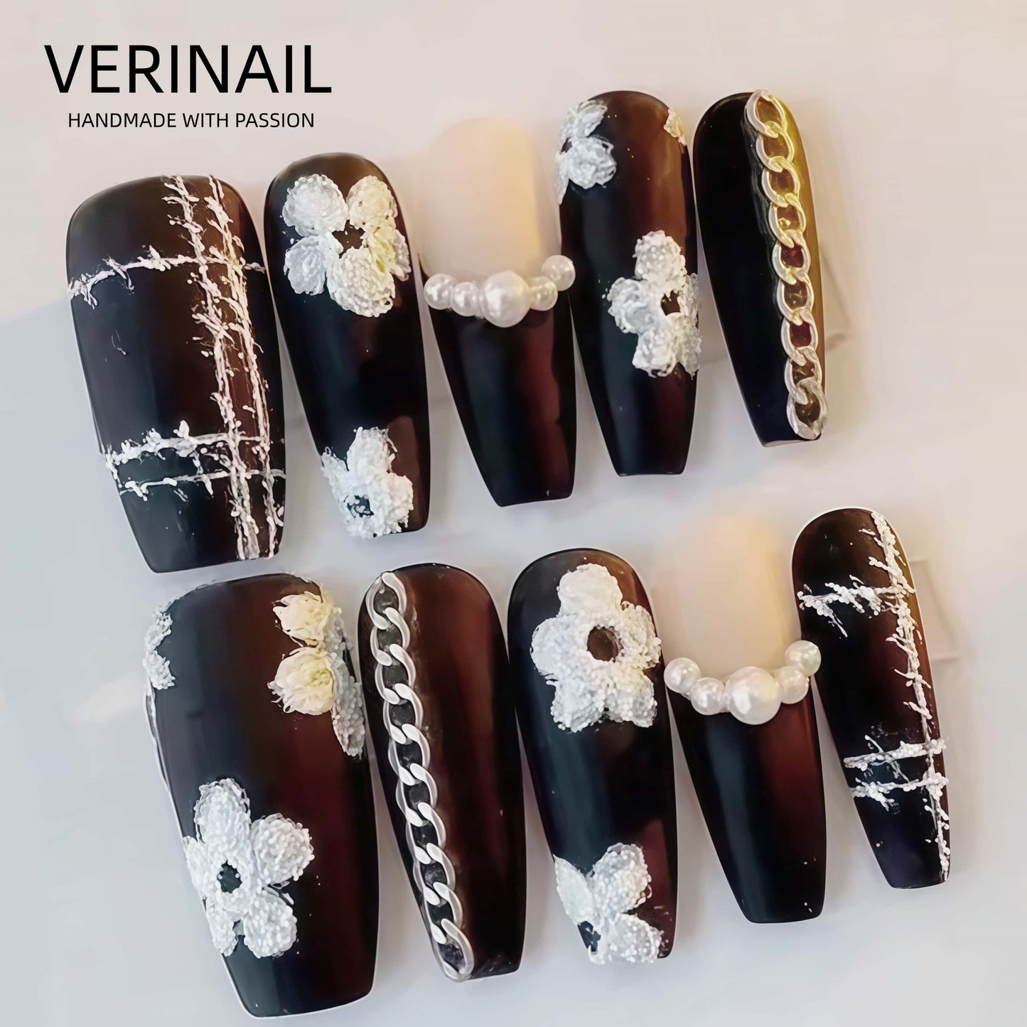 Press On Nails Style 3D TD04